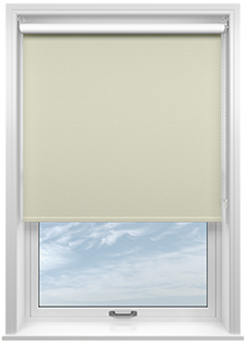 Opus (Blackout), Antique Cream - Motorised Roller Blind